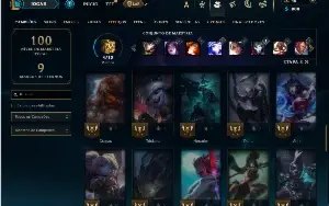 Esmeralda 4 com 55 Champs e 26 Skins + 3 Vitoriosas