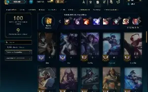 Esmeralda 4 com 55 Champs e 26 Skins + 3 Vitoriosas