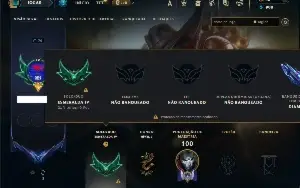 Esmeralda 4 com 55 Champs e 26 Skins + 3 Vitoriosas