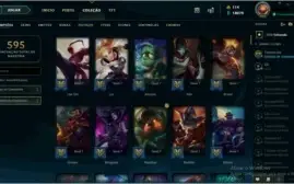 Vendo Acc com diversas skins