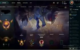 Vendo Acc com diversas skins