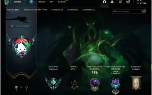 CONTA LOL PLAT 4 ( 318 SKINS + 800RP )