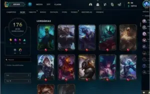 conda de league of legends  176 skins  barata