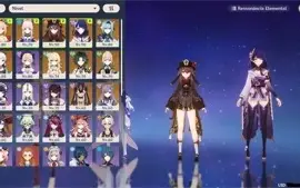 (EUROPA AR56) Raiden Shogun C2, Hu Tao, Kokomi, Yoimiya