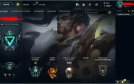 CONTA DO LOL PLATINA 1 TODAS AS SKINS ULTIMATE