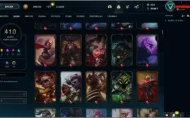 CONTA DO LOL PLATINA 1 TODAS AS SKINS ULTIMATE