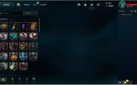 CONTA DO LOL PLATINA 1 TODAS AS SKINS ULTIMATE