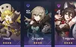 Conta INSANA de Honkai Star Rail Seele+Clara+Welt+Gepard