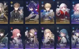 Conta INSANA de Honkai Star Rail Seele+Clara+Welt+Gepard