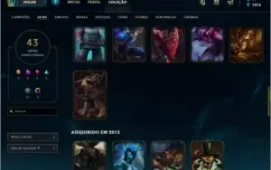 Conta lol platina 2