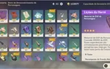 Venti/Xiao/Zhongli/Childe/Diluc/Keqing/Mona/ + Armas 5*