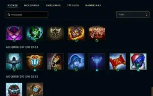 Conta de LoL plat, não terminou md10, desde 2011 a conta