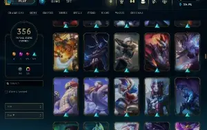 Conta Lol Full Acesso - 356 Skins - Todos Campeões - Chromas