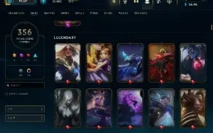 Conta Lol Full Acesso - 356 Skins - Todos Campeões - Chromas