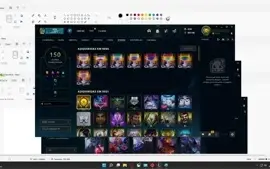 Conta League of Legends criada em 2013 112 skins-150 ícones