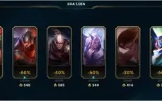 Conta lvl 55 para smurf, gold1  ex plat3