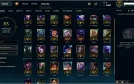 Conta LOL Diamante IV Smurf - 77V x 27D MMR bom