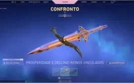 CONTA GOLD COM MUITAS SKINS+ VP'S