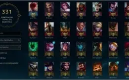 Conta bronze 4 130 champ 73 skins, desde a season 3