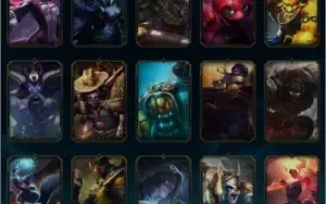 Conta bronze 4 130 champ 73 skins, desde a season 3