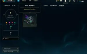 Conta prata 3 com 28 Champs e 15 Skins + 1 Mitica