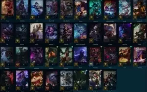 Conta Lv.93 (53 campeões/29 skins/49 ícones) Gold 2 H2