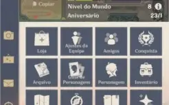 Conta Genshin Impact end game vários T5 e todos T4