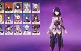 AR 34 com Venti C1, Diluc, Shogun Raiden( Baal) + Arco 5