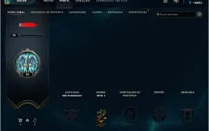 Conta league of legends level 26, 6 skins e 10k de EA