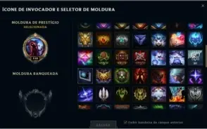 Conta LVL 113 - prata 3. (Borda gold) All Champions
