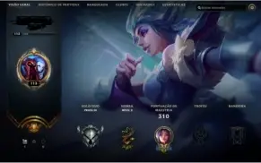 Conta LVL 113 - prata 3. (Borda gold) All Champions