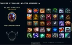 Conta LVL 113 - prata 3. (Borda gold) All Champions