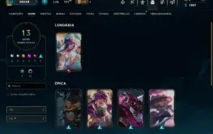 Esmeralda 1 com 140 Champs e 13 Skins