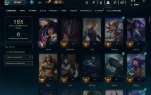 Esmeralda 1 com 140 Champs e 13 Skins
