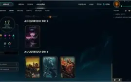 CONTA DE LOL - Borda Gold V/Unranked/Muitos Espólios/Skins