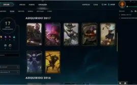 CONTA DE LOL - Borda Gold V/Unranked/Muitos Espólios/Skins