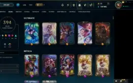 Conta Lol Lv 660 - 5 Skins Ultimates - 9 Skin Vitoriosas - 7