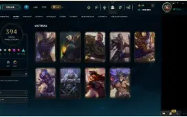 Conta Lol Lv 660 - 5 Skins Ultimates - 9 Skin Vitoriosas - 7