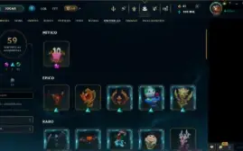 Conta Lol Lv 660 - 5 Skins Ultimates - 9 Skin Vitoriosas - 7