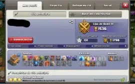 Conta clash of clans cv8 full 5 const