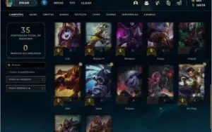 CONTA LEAGUE OF LEGENDS