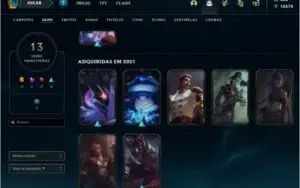 CONTA LEAGUE OF LEGENDS