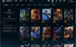 CONTA LEAGUE OF LEGENDS
