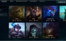 Conta de League of legends