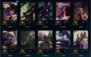 conta lvl 30 unranked,29 campeoes habilitados,7 skins,