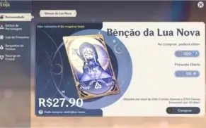 Conta 8x5* personagens + 2x5* armas + constelações e benção