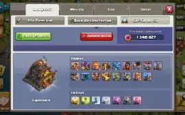 Clash of clans cv12 praticamente full