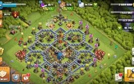 Clash of clans cv12 praticamente full