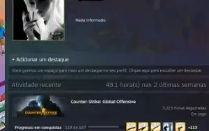 Conta CS GO Aguia 3k Horas trust factor verde