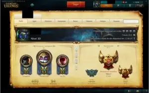 Conta League of Legends OURO 1, todos os champs e 182 skins